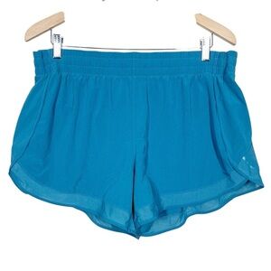 Athleta Womens Mesh Racer Run 4” Shorts Athletic Running Workout Shorts Size XL